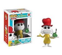 Dr. Seuss Funko Pop ! Livres Vinyle Figure Sam I Am (Flocked) 9 cm + Pop Protector G
