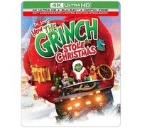 Dr. Seuss' How The Grinch Stole Christmas (25th Anniversary Edition) (Steelbook) [Ultra Hd] With Blu-Ray, Steelbook, 4k Mastering, Anniversary Ed, Digital Copy, Sign Language, Subtitled