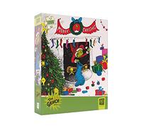 Dr. Seuss “Merry Grinchmas” 1000 Piece Jigsaw Puzzle | Collectible Puzzle Featuring The Grinch | Artwork Celebrating Classic Children's Book | Officially-Licensed Dr. Seuss Puzzle & Merchandise
