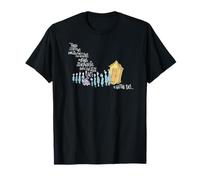 Dr. Seuss Oh The Places You'll Go - The Waiting Place Noir T-Shirt