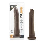 Dr. Skin 8,5 - Dildo réaliste à ventouse - marron (20,5 cm)
