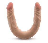 Dr. Skin - Plus Double Dildo Flexible 35,5 cm - Beige