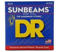 DR SNMR-45 - Sunbeam - Nickel Plated, jeu guitare basse, Medium 45-105 Short Scale G