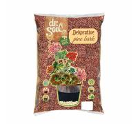 Dr.Soil écorce de pin décorative méditerranéenne, qualité standard, granulométrie 8 - 15 mm, 5L