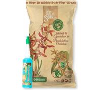 Dr.Soil Kit de soin des plantes pour l'entretien des orchidées Cymbidium et pseudobulbous avec substrat naturel avec sphaigne pour Cymbidium et additif d'arrosage pour orchidées en flacon