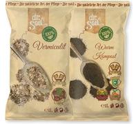 Dr.Soil Kit d'entretien des plantes pour mélanges de terreau semis avec vermiculite et lombricompost