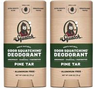 Dr. Squatch Lot De 2 Déodorants Naturels Pour Homme - Goudron De Pin - Déodorant Squatching Sans Aluminium (75,1 G, Lot De 2)