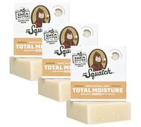Dr. Squatch Men's Natural Bar Soap Made from Natural Oils - 3 Pack - Cold Process Soap with No Harsh Chemicals - Moisturizing Unscented with Shea Butter - 5oz, 3 Pack