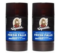 Dr. Squatch Natural Deodorant for Men 2 Pack Fresh Falls - Odor-Squatching Men's Deodorant Aluminum Free (2.65 oz, 2 Pack)