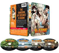 Dr. Stone: Season One – Blu-ray – Éd. Steelbook + Copie digitale (Crunchyroll, USA)