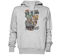 Dr. Stone (Stone Crunch) Gris Sweat À Capuche Sweat-Shirt Jersey Unisexe Homme Femme Grey Unisex Hoodie