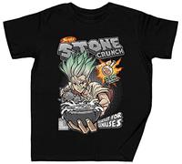 Dr. Stone (Stone Crunch) Noir Garçons Enfant Filles T-Shirt Unisexe Black Kid's Boys Girls Tee