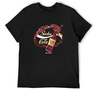 Dr Stone T-Shirts Men Japan T Shirts Dr.Stone Tshirt Men Senku Senku Cola Tee Shirt Homme Tops Tee Black XL