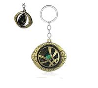 Dr Strange Eye of Agamotto Porte-clés rotatif en alliage pour homme et femme, brun, Midium