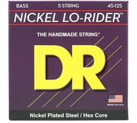 DR Strings - Jeu de cordes pour guitare basse NMH5-45 Nickel Lo-Rider
