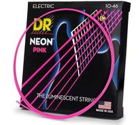DR Strings – Jeu de cordes pour guitare électrique NPE-10 Neon Pink 10-46