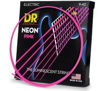 DR String NPE-9 Neon Pink Jeu de cordes pour guitare electrique