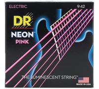 DR String NPE-9 Neon Pink Jeu de cordes pour guitare electrique