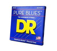 DR String PB-40 Pure Blues Jeu de cordes pour guitare basse | Léger : son ouvert et chaud avec une tension détendue conçue pour un jeu expressif de doigts et de longues sessions sans
