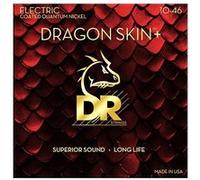 DR Strings - Jeu de cordes pour guitare électrique Dragon Skin+ 10-46 revêtues Médium 010