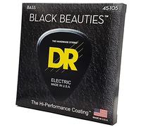 DR Strings BEAUTIES 45-105 Jeu de Cordes pour Guitare Basse Noir
