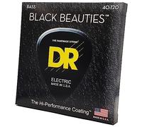 DR Strings BLACK BEAUTIES™ - Cordes basses colorées : 5 cordes lumineuses 40-120