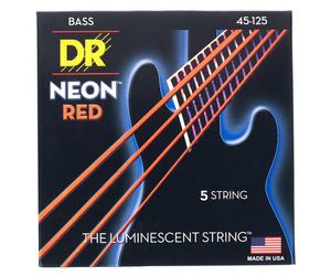 DR Strings DR Strings Neon Red NRB5-45