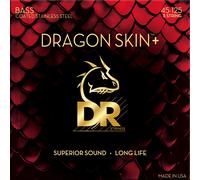 DR Strings Dragon Skin+ Coated Steel 5-String Medium 45-125 Jeux de 5 cordes basses