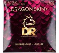 DR Strings DRAGON SKIN+ - Cordes pour guitare électrique revêtues Quantum Nickel - DEQ-7/9 - Son supérieur avec sensation confortable et longue durée de vie - Light 7 cordes 9-52
