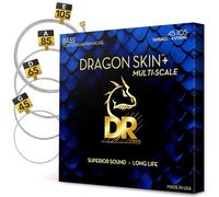 DR Strings - Jeu de cordes pour basse DBQM-45 Dragon Skin+ Quantum Nickel Multiscale 45-105 4 cordes