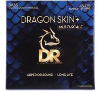 DR Strings – Jeu de cordes pour basse 5 cordes Dragon Skin+ DBQM5-45 45-125 Multiscale
