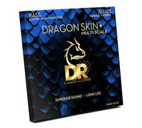 DR Strings Dragon Skin+ DBQM6-30 - E-Bass 30-125 6-Saiter Multiscale