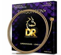 Strings Dr Strings 11-50 Dragon Skin+ Coated 80/20 Custom Light Jeux de cordes folk 011