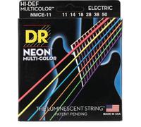 DR Strings HiDef Fluo Multicolore Électrique Heavy