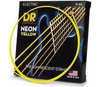 DR Strings NEON 9-46 Jeu de Cordes pour Guitare Electrique Jaune