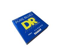 DR Strings Pure Blues PHR9 Lot de 3 cordes pour guitare électrique 9-42 - Noyau rond, son vintage chaud - Idéal pour le blues et le rock classique