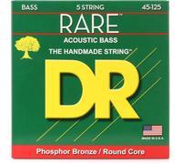 DR Strings RPB545 45-125 Medium Set Handmade Rare Coated 5-String Bass Strings