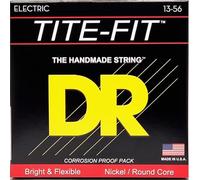 DR Strings TITE-FIT 13-56 Jeu de Cordes pour Guitare Electrique