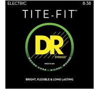 DR Strings – Cordes pour guitare électrique TITE-FIT™ Nickel plaqué Extra light 8-38