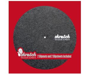Dr. Suzuki 12" Skratch Slipmats (pair) - Slipmat