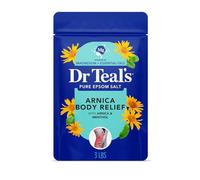 Dr Teal's Arnica Body Relief Epsom Salt Magnesium Soak avec menthol et huiles essentielles, récupération musculaire, 1,4 kg