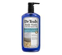 Dr Teal's - Gel douche détoxifiant et énergisant avec sel d’Epsom, gingembre et argile - 710 ml
