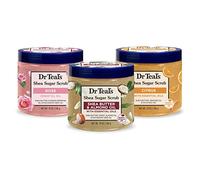 Dr Teal's Lot de 3 gommages au sucre de karité - Rose, beurre de karité - Citrus - 19 oz
