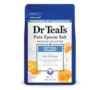 Dr. Teal's Solution de trempage au sel d'Epsom adoucit et nourrit avec du lait et du miel, 1,3 l