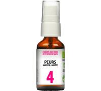 Dr. Theiss 4 Peurs Fleurs De Bach Bio Spray 20ml