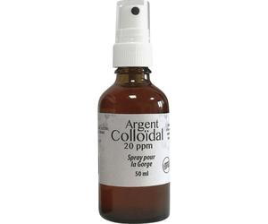 Dr. Theiss Argent Colloïdal Spray Gorge 20PPM Flacon Spray 50ml