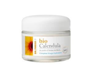 Dr Theiss - Bio Calendula, Complexe Visage Hydratant - Frais & Léger - 98% d'Origine Naturelle - Idéal pour Peaux Sèches, Sensibles - Hydratation Intense - 50ml