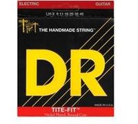 DR Strings – Jeu de cordes guitare électrique Tite Fit LH9 09-46 – Lite-Heavy plaqué nickel