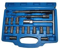 DR TOOLS Lot de 17 fraises pour injecteurs diesel - Pour siège d'étanchéité