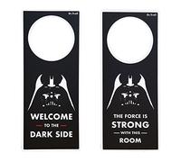 Dr. Troll POMING Panneau non altéré pour porte d'habitation Type DO Not Disturb Dark Vader Welcome TO The Dark Side - The Force IS Strong Whith This Room
